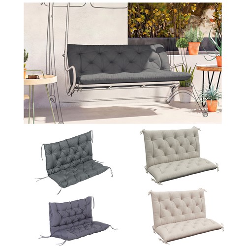 Garden bench cushion seater - garden, cushion,