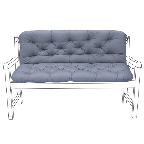 Dark grey outdoor seater - 2,