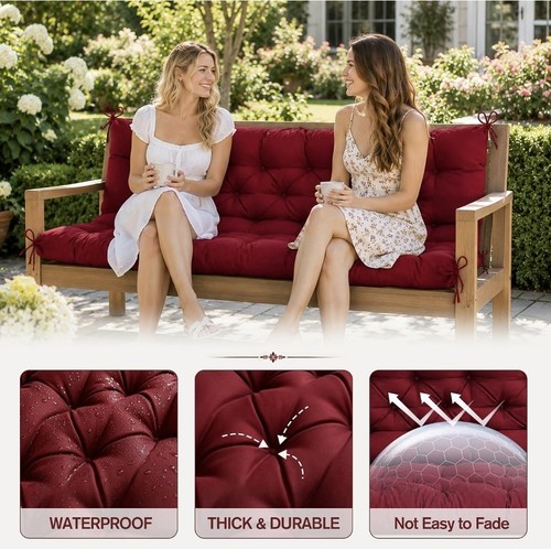 Thick seater garden bench - thick,