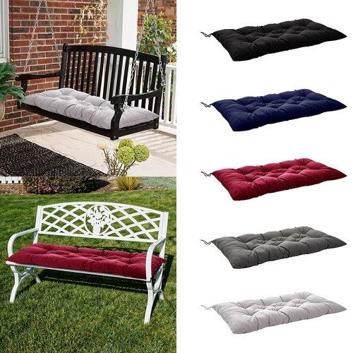 Garden long bench - long, cushion