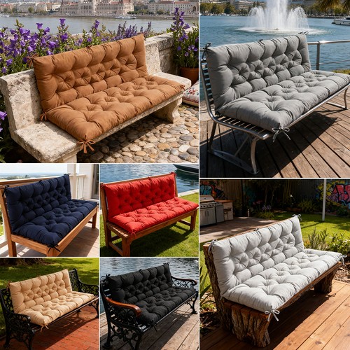 Thick patio garden bench - patio,