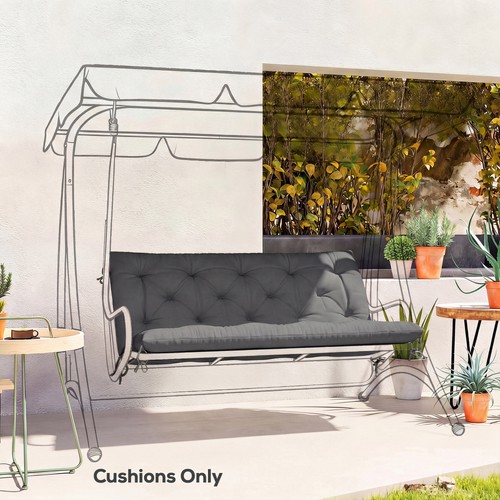 Garden bench cushion seater - garden, cushion,