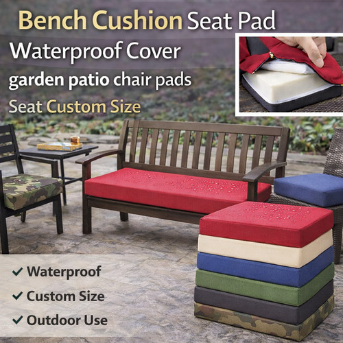 Waterproof bench cushion - waterproof, pad