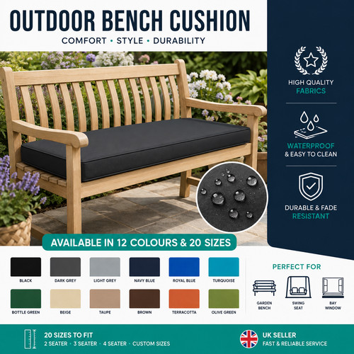 Waterproof garden bench - garden, seat