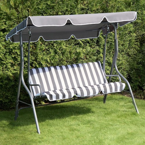 Garden swing bench seater - 3,